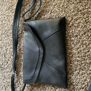 Faux leather handbag